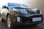 KIA SORENTO 2012-2021г.в. (II рестайлинг) - Защита радиатора ПРЕМИУМ