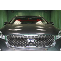KIA SORENTO PRIME 2017-2020г.в. (III рестайлинг) - Дефлектор (водосток) лобового стекла Стрелка-2