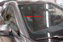 MAZDA CX-9 2015-2021г.в. (II) С рейлингом - Дефлектор (водосток) лобового стекла Стрелка-2