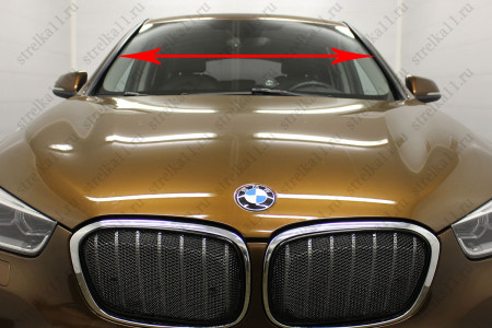 BMW X1 (F48) 2015-2019г.в. (II) - Дефлектор (водосток) лобового стекла Стрелка-2