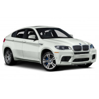 BMW X6 (E71) 2012-2014г.в. (I рестайлинг) - Защита радиатора ПРЕМИУМ