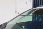 CHEVROLET CAPTIVA 2011-2013г.в. (I рестайлинг) с рейлингами - Дефлектор лобового стекла Стрелка-2