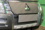 MITSUBISHI PAJERO 2014-2021г.в. (IV рестайлинг-2) - Защита радиатора ПРЕМИУМ