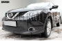 NISSAN QASHQAI (J11) 2013-2019г.в. (II) с парктроником - Защита радиатора ПРЕМИУМ