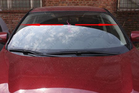 NISSAN QASHQAI (J11) 2019-2024г.в. (II рестайлинг) - Дефлектор (водосток) лобового стекла Стрелка-2