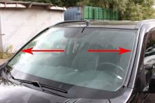 NISSAN X-TRAIL (T31) 2011-2015г.в. (II рестайлинг) - Дефлектор (водосток) лобового стекла Стрелка-2