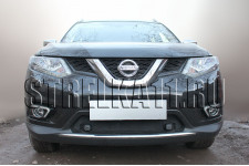 NISSAN X-TRAIL (T32) 2013-2019г.в. (III) с парктроником - Защита радиатора СТАНДАРТ