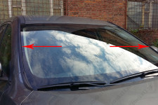 NISSAN X-TRAIL (T32) 2013-2019г.в. (III) - Дефлектор (водосток) лобового стекла Стрелка-2