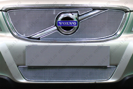 VOLVO XC60 2008-2013г.в. (I) - Защита радиатора ОПТИМАЛ