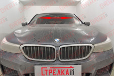 BMW 6-Series Gran Turismo (G32) 2020-2024г.в. (I рестайлинг) - Дефлектор (водосток) лобового стекла Стрелка-2