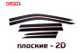 2D Дефлекторы окон - JEEP GRAND CHEROKEE (WK2) 2018-2022 (IV рестайлинг-2)