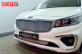KIA CARNIVAL 2018-2020г.в. (III рестайлинг) - Защита радиатора СТАНДАРТ