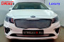 KIA CARNIVAL 2018-2020г.в. (III рестайлинг) - Защита радиатора СТАНДАРТ