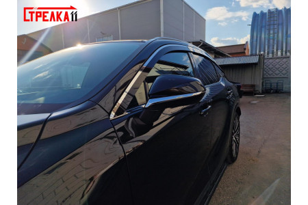2D Дефлекторы окон - LEXUS RX 350h 2022-2025г.в. (V)