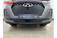 CHERY TIGGO 7 PRO MAX (I рестайлинг) 2024-2025г.в. - Зимняя защита радиатора