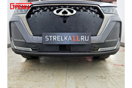 CHERY TIGGO 7 PRO MAX (I рестайлинг) 2024-2025г.в. - Зимняя защита радиатора