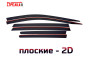 2D Дефлекторы окон - DONGFENG FENGON IX7 2019-2023г.в. (I)