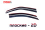 2D Дефлекторы окон - KIA FORTE 2008-2013г.в. (I)