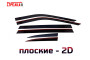 2D Дефлекторы окон - TOYOTA HIGHLANDER 2019-2022г.в. (IV)