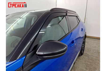 2D Дефлекторы окон - PEUGEOT 2008 2023-2025г.в. (II рестайлинг)