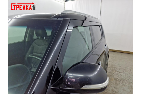2D Дефлекторы окон - KIA SOUL 2014-2016г.в. (II)