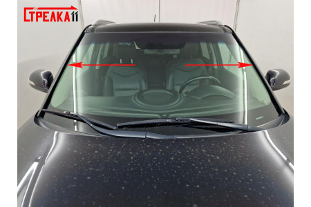 KIA SOUL 2016-2019г.в. (II рестайлинг) - Дефлектор (водосток) лобового стекла Стрелка-2