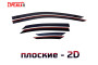 2D Дефлекторы окон - CITROEN DS7 2022-2025г.в. (I рестайлинг)