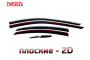2D Дефлекторы окон - TOYOTA CAMRY (XV80) 2023-2025г.в. (X)