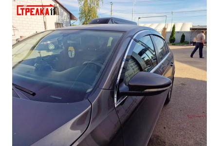 2D Дефлекторы окон - VOLKSWAGEN PASSAT (B7) 2010-2015г.в. (VII) Седан