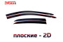 2D Дефлекторы окон - MERCEDES-BENZ GLA-Class 2013-2017г.в. (I)