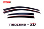 2D Дефлекторы окон - CITROEN C4 2016-2024г.в. (II рестайлинг)