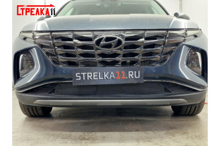 HYUNDAI TUCSON (IV), Гибрид, Европа, 2020-2023г.в. - Зимняя защита радиатора HYUNDAI TUCSON (IV), Гибрид, Европа, 2020-2023г.в. - Зимняя защита радиатора