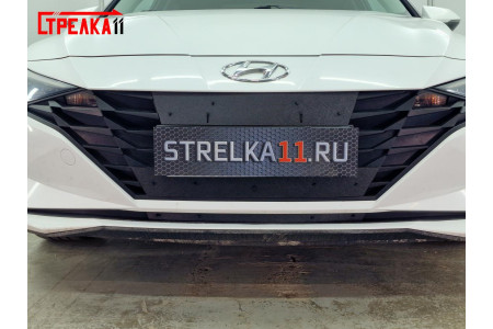 HYUNDAI ELANTRA (VII) 2020-2022г.в. - Зимняя защита радиатора HYUNDAI ELANTRA (VII) 2020-2022г.в. - Зимняя защита радиатора