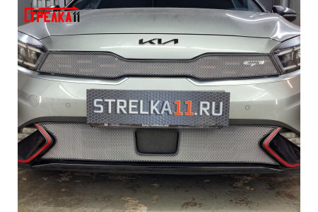 KIA K3 2021-2025г.в. (II рестайлинг) - Защита радиатора СТАНДАРТ