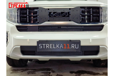 KIA MOHAVE (I рестайлинг-2) 2019-2022г.в. - Зимняя защита радиатора