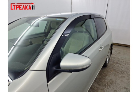 2D Дефлекторы окон - VOLKSWAGEN GOLF 2008-2013г.в. (VI) - Хэтчбек 3дв.