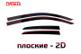 2D Дефлекторы окон - VOLKSWAGEN GOLF 2008-2013г.в. (VI) - Хэтчбек 3дв.
