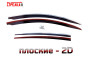 2D Дефлекторы окон - PEUGEOT 107 2012-2015г.в. (I рестайлинг-2), 5дв.