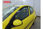 2D Дефлекторы окон - PEUGEOT 107 2012-2015г.в. (I рестайлинг-2), 5дв.
