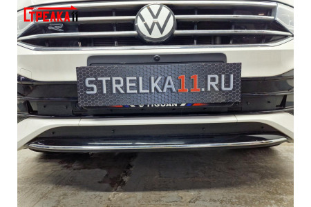 VOLKSWAGEN TIGUAN 2020-2026г.в. (II рестайлинг), Long, Китай - Зимняя защита радиатора