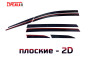 2D Дефлекторы окон - OPEL ZAFIRA (B) 2005-2008г.в. (II)