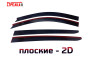 2D Дефлекторы окон - MITSUBISHI L200 2006-2014г.в. (IV)