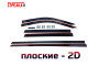 2D Дефлекторы окон - CADILLAC ESCALADE 2006-2014г.в. (III), Удлиненная версия