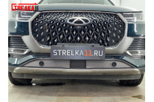 CHERY TIGGO 8 Pro Max 2023-2026г.в. (I) - Защита радиатора СТАНДАРТ