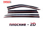 2D Дефлекторы окон - HONGQI LS7 2022-2026г.в. (I)