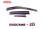 2D Дефлекторы окон - BMW X6 (G06) 2023-2026г.в. (III рестайлинг)
