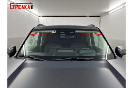 HAVAL RAPTOR 2023-2025г.в. (I) - Дефлектор (водосток) лобового стекла Стрелка-2