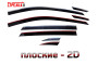 2D Дефлекторы окон - MERCEDES-BENZ B-ClASS 2011-2014г.в. (II)