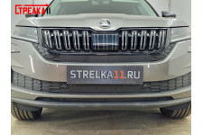 SKODA KODIAQ GT 2022-2026г.в. (I рестайлинг) - Зимняя защита радиатора