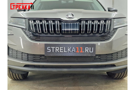 SKODA KODIAQ GT 2022-2026г.в. (I рестайлинг) - Зимняя защита радиатора